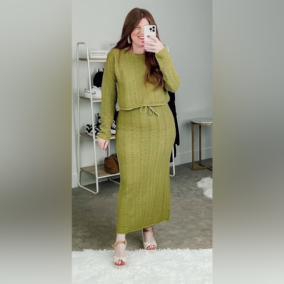 The Drop Women's Makayla Crochet Drop-Shoulder Cropped Pullover Top - Picture 6 of 8